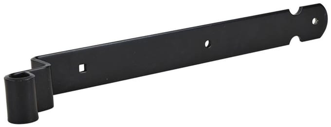 Duimheng - Tbv 16 mm duim - 45 cm - Met bocht - Zwart