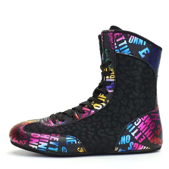 Professionele Worstelschoenen Heren Boksschoenen Maat 36-45 Luxe Worstelschoenen Antislip Worstelsneakers 43 black