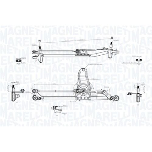 Ruitenwisserstangen MAGNETI MARELLI 085570729010