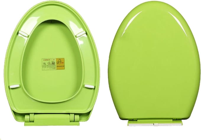 Langwerpige Toiletbril - Zachte Sluiting - Badkamer Upgrade - Quick Release - 45 x 36.1 cm - Blauw