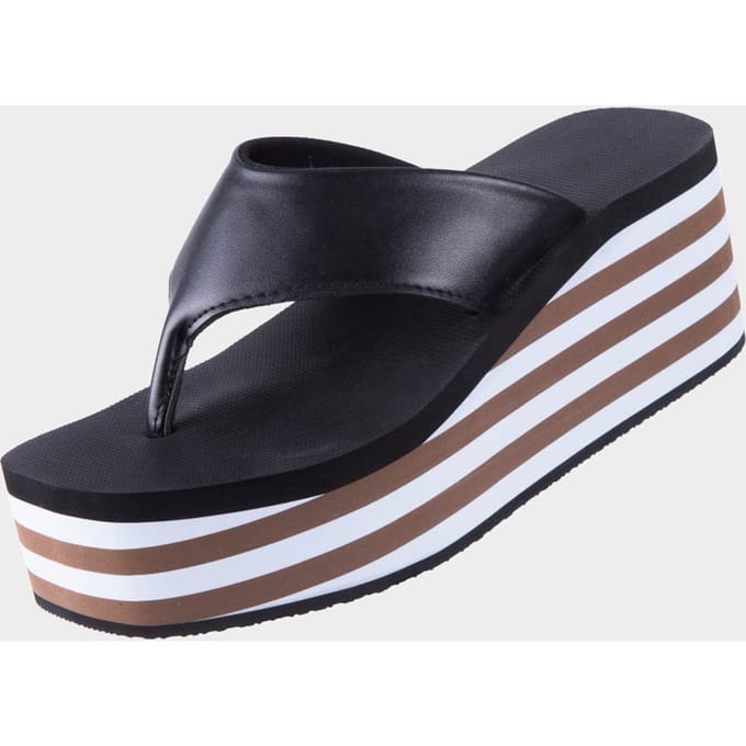 Originele teenslipper in taupe