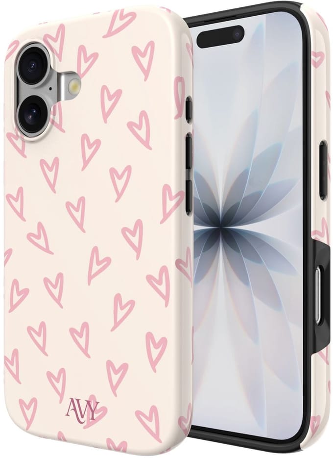 AVY Hard Shell Back Cover | geschikt voor Apple iPhone 17 | Cupid Blush | Compatibel met MagSafe & Qi2