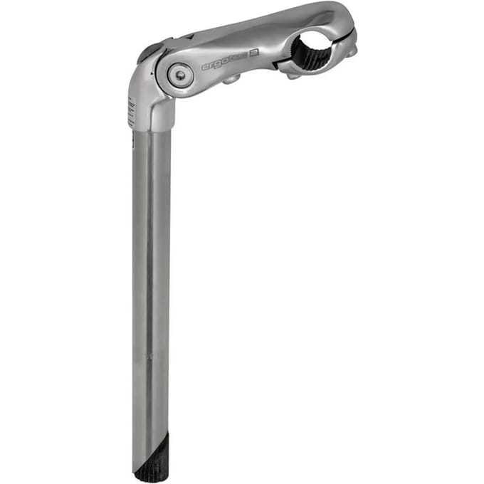 Stuurpen Ergotec Kobra verstelbaar RVS 25,4 / 300x90 / 25,4 mm - zilver