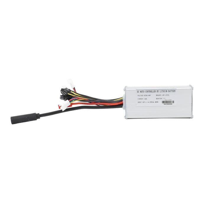 Elektrische Fiets Controller 36V 48V Goede Warmteafvoer Elektrische Fiets Blokgolf Controller voor 22A white