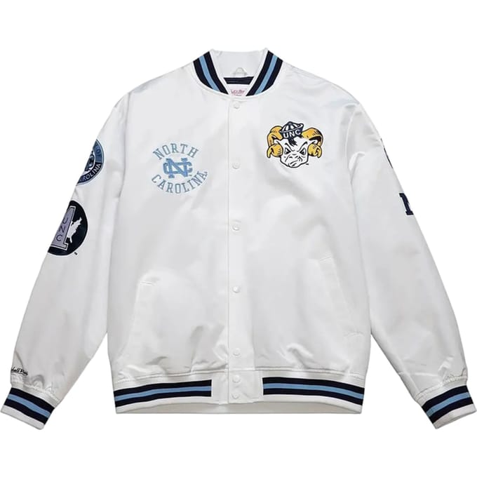 Mitchell And Ness Ncaa Nc T Ht Satin Jas Wit