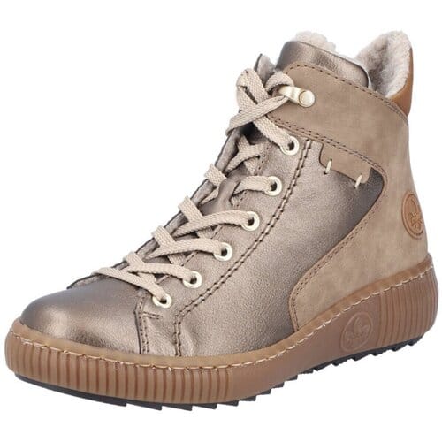 Rieker dames veterboot - Brons - Maat 36