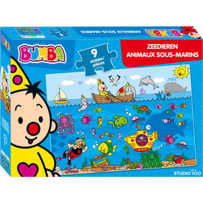 Studio 100 Bumba Puzzle Sea Animals 9 pcs.