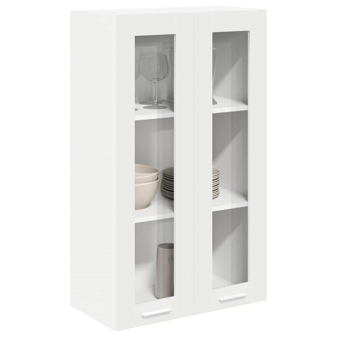 vidaXL - Hangkast - Wit - 60 - x - 31 - x - 100 - cm - Bewerkt - hout