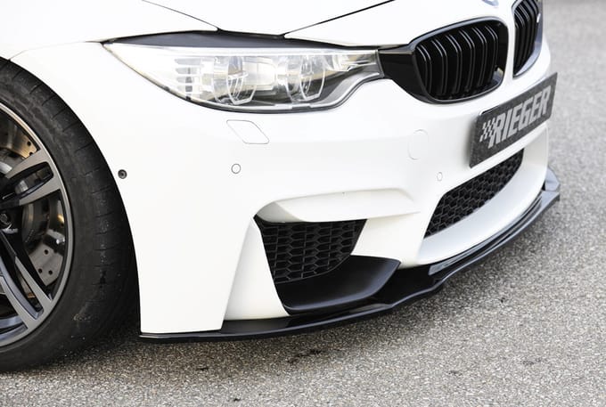 RIEGER - BMW F82 F83 F80 M3 / M4 - FRONT PERFORMANCE SPLITTER - GLOSS BLACK