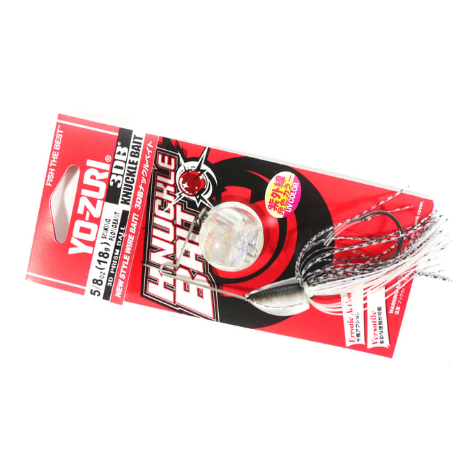 Yo Zuri Duel 3DB Knuckle Spinnerbait 5/8 oz Zinkend Kunstaas R1328-TSH (2565) black