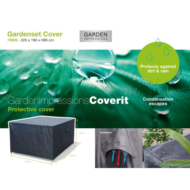 Garden Impressions Coverit tuinset hoes 225x190xh85 cm