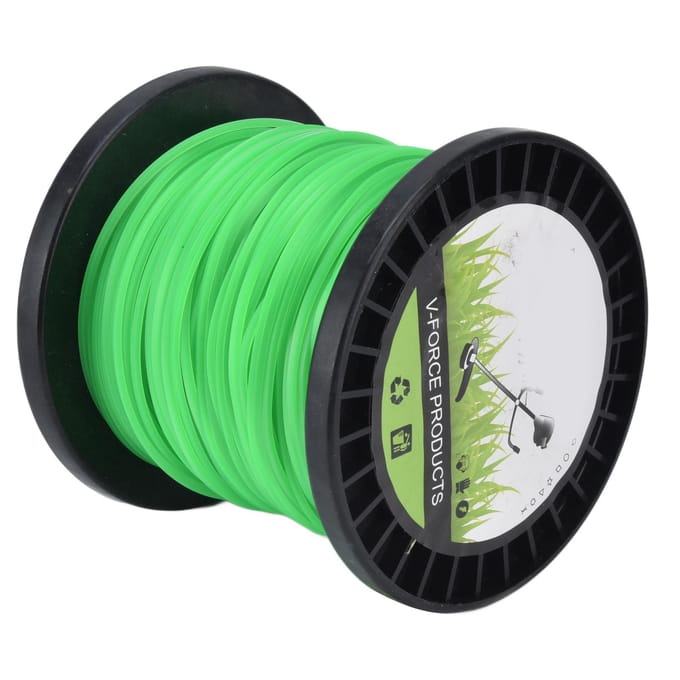 Draad voor bosmaaier Draad voor bosmaaier 2,0 mm Trimmerdraad voor bosmaaier Grastrimmer Groen 100m/328.1ft