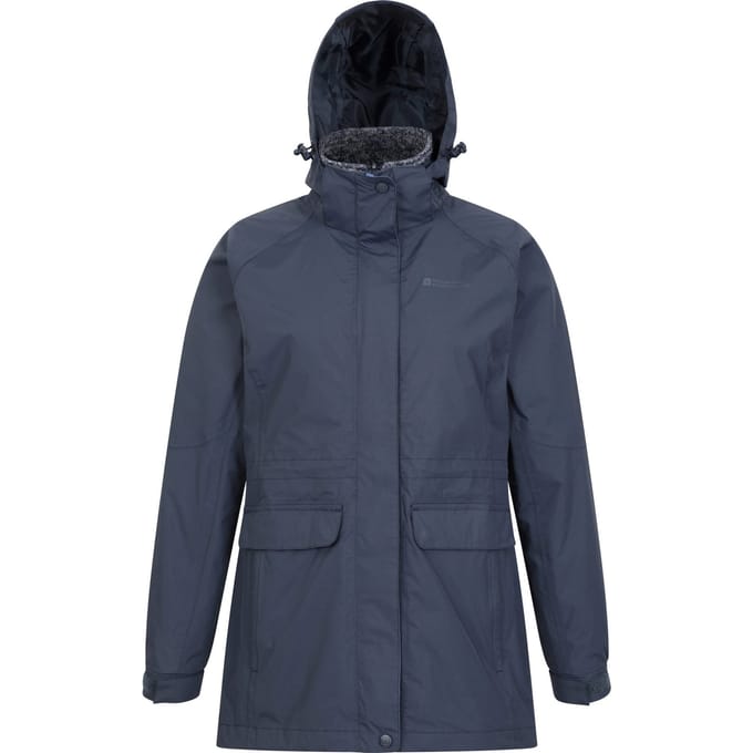 Mountain Warehouse Dames/Dames Glacial II Extreme 3 in 1 Long Jacket (Marine)