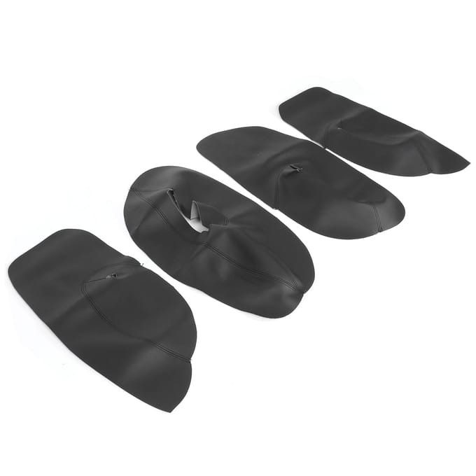 Armsteunhoes voor autodeur Microvezel Lederen Bekleding Sticker Geschikt voor MK4Bora 1998?2006 4?Deurmodellen gray