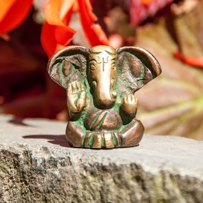 Ganesha messing 3 cm