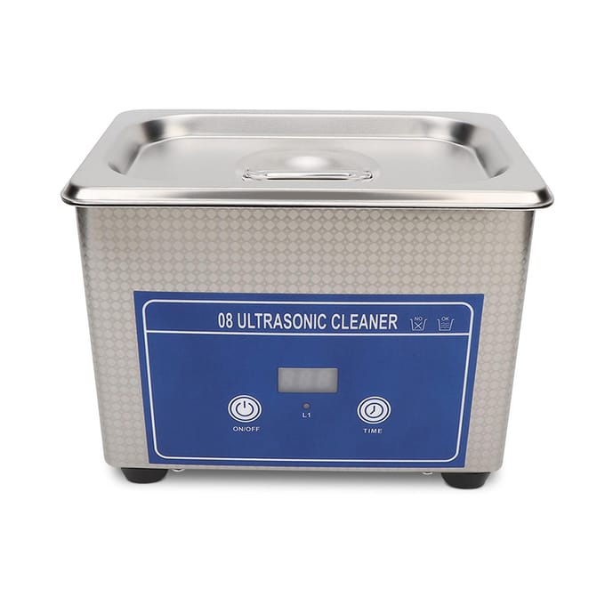 PS-08 Horloge Sieraden Brillen Kunstgebitten Reinigingsmachine 800ml gray