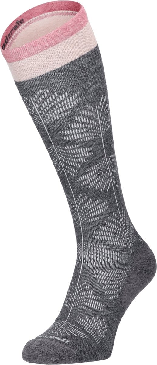 Sockwell - Full Floral Dames Compressiekousen Klasse 1 Charcoal - Maat 39-43