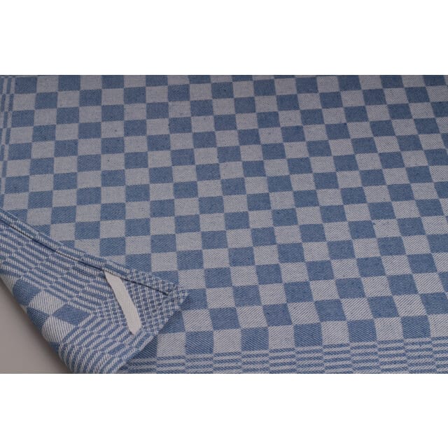 Luxe Keuken- & Theedoek - Set van 12 - blok - horeca - blauw