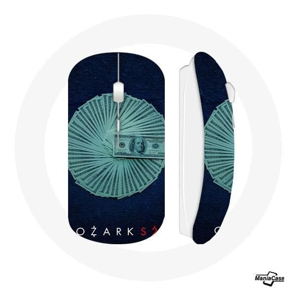 Souris Sans Fil - MANIACASE - Ozark Saison 4 - Clé USB WiFi incluse - Couleur Bleu - Technologie Sans Fil