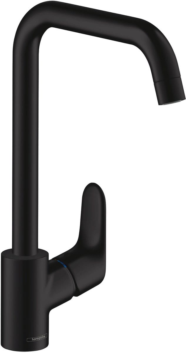 hansgrohe Focus M41 - Keukenmengkraan - Ééngreeps bediening - 260mm - Mat Zwart