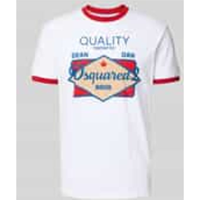 Regular fit T-shirt van puur katoen