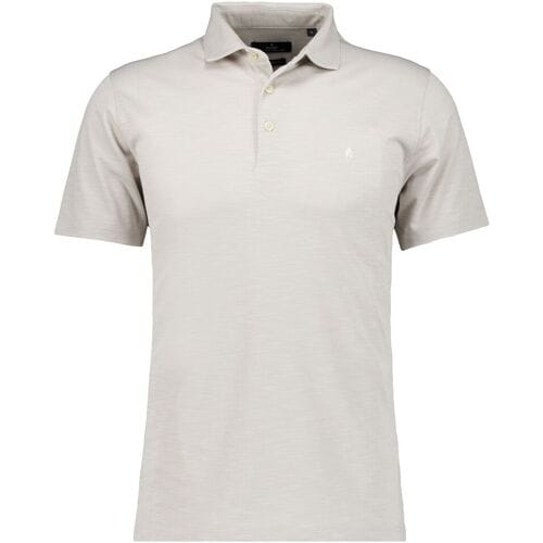 Ragman Polo Soft Knit Flame Design Easy Care Ecru / male