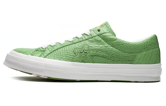 One Star Golf Le Fleur x One Star Converse Basse 'Collection Gator - Vert Forêt' 165525C 37.5 gray
