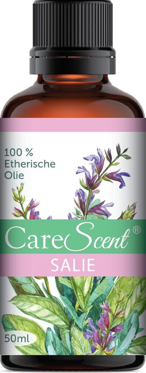 CareScent Salie (Sage) Olie - Etherisch - Aromatherapie - Essentiële Olie - Geur Aroma Diffuser - 50 ml