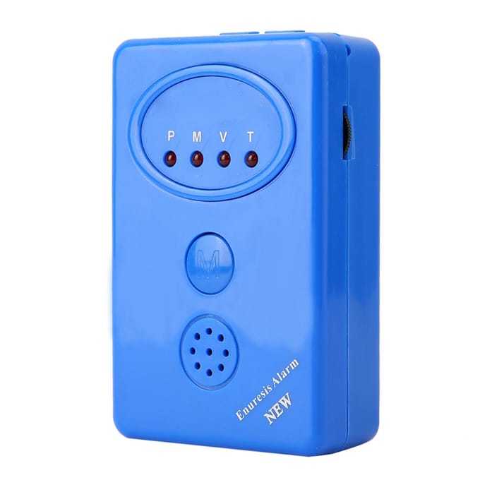 3 in 1 Multimodes Enuresis Alarm Sensor Effectieve Behandeling Bedplassen Systeem Veiligheid blue