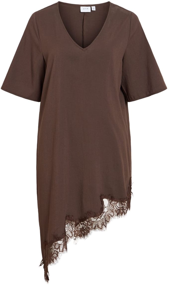 VILA maxi-jurk VIALICJA Asymmetrisch