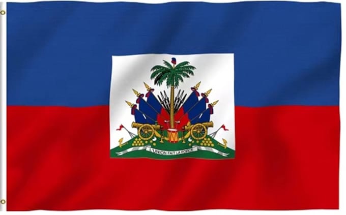 Finnacle - Vlag Haïti - 150/90CM - Voetbalvlag
