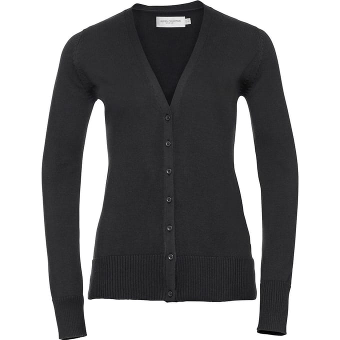 Russell Collection Dames/Dames Gebreid Vest (Zwart)