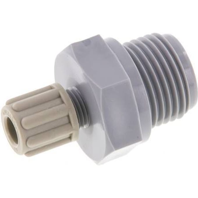 6x4mm & G1/2'' Pa Rechte Knelfitting Buitendraad 10bar [2 Stuks]