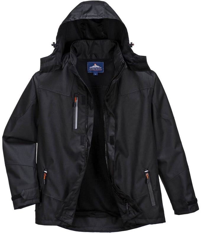 Portwest Regenjack S555 - Zwart - M