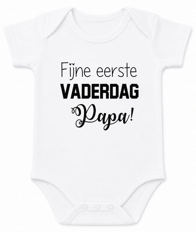 romper fijne eerste vaderdag papa 74-80 kort