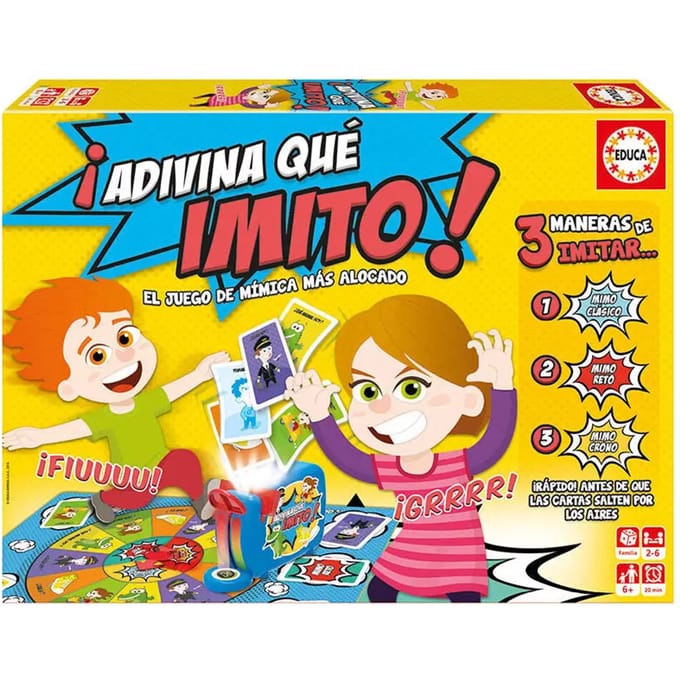Educatieve spelletjes Educa Borras Guess what Im imitating