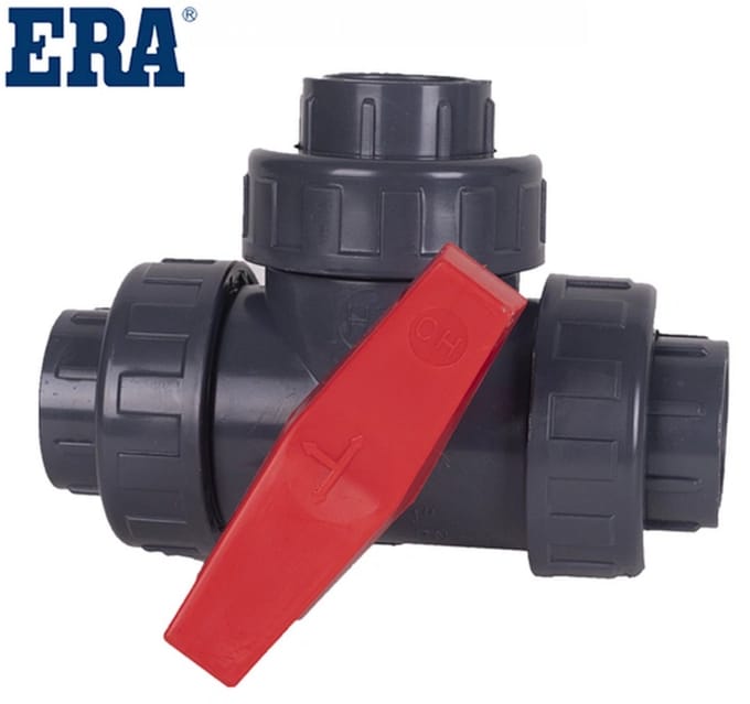 ERA Pvc kogelkraan T-stuk (3-weg) 50mm