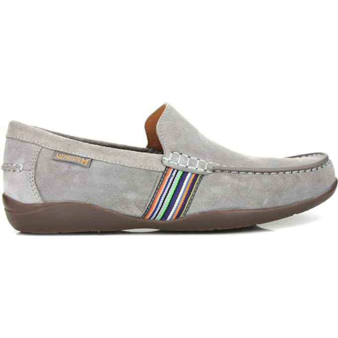 Mephisto Idris - heren moccasin - grijs - maat 41 (EU) 7.5 (UK)
