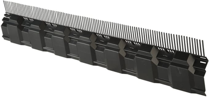 Ubbink airtec -combiprofiel -1000x190mm -zwart
