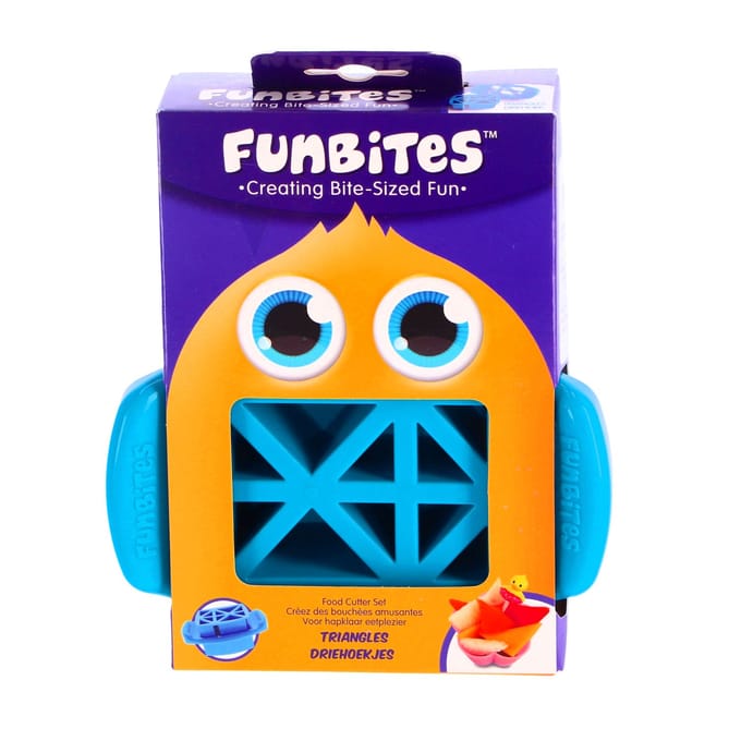 Basic Funbites Ijsblokjesvorm Driehoeken Blauw