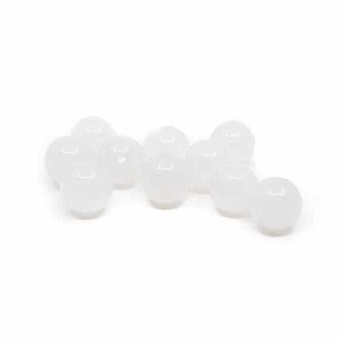Edelsteen Losse Kralen Witte Jade – 10 stuks (8 mm)