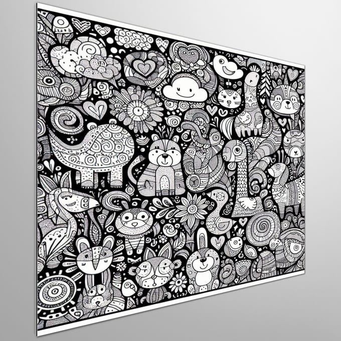 Kunstprint | Wanddecoratie | Dibond | 30 × 30 cm