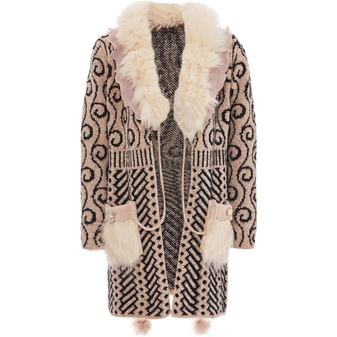 Faina Vest Dames roze zwart