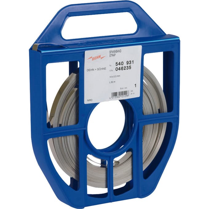 Dehn Roestvrij Staal Spanband 14x0.3mm 50m Met Spoeldoos - 540931