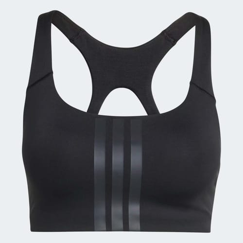Adidas Optime Workout 3 Stripes Sportbeha Met Medium Impact Zwart S Vrouw