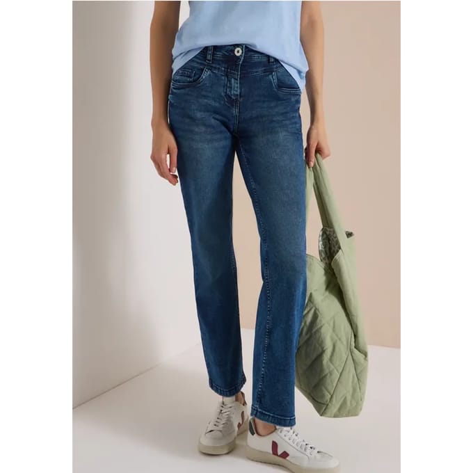 Bootcut-jeans met High Waist in Slim Fit