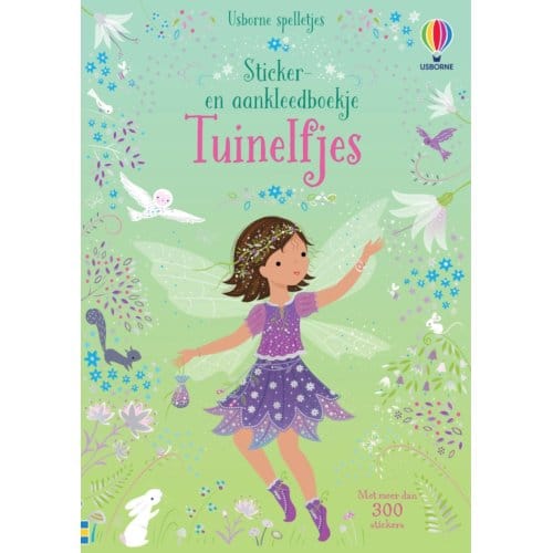 Tuinelfjes - Sticker- En Aankleedboekje