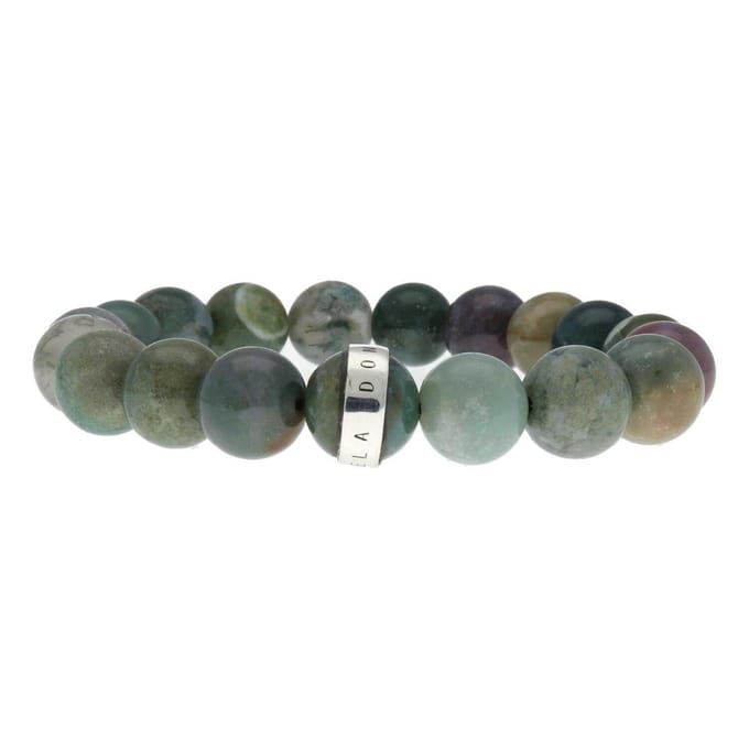Bela Donaco Armband Luxury B12 – Indiase Agaat – Sterling Zilver