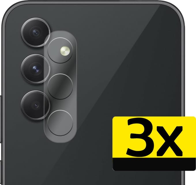 Camera Lens Protector - Geschikt voor Samsung Galaxy A14 - 3 Stuks - Camera Screenprotector - Beschermglas - Gehard Glas - Tempered Glass - Screen Protector