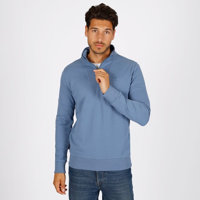 Heren Trui Rhenen - Denimblauw